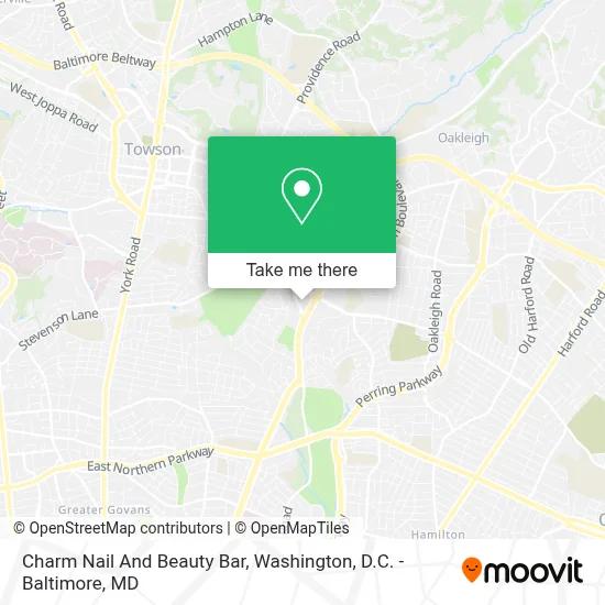 Charm Nail And Beauty Bar map