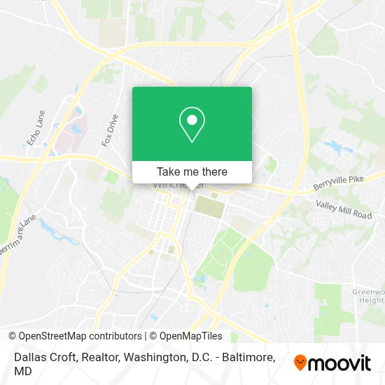 Dallas Croft, Realtor map
