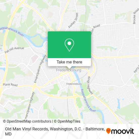 Old Man Vinyl Records map