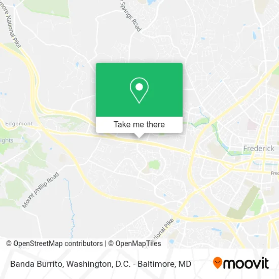 Banda Burrito map