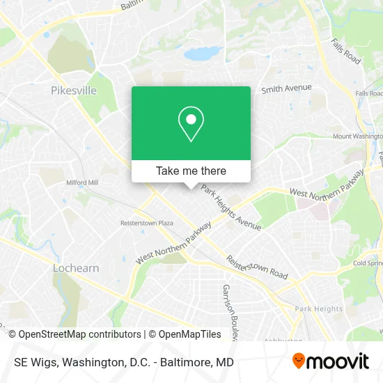 SE Wigs map