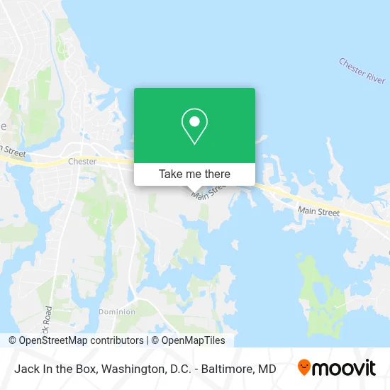 Jack In the Box map