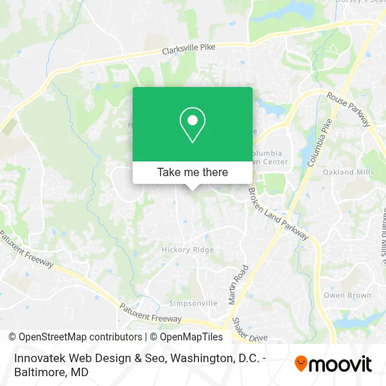 Innovatek Web Design & Seo map