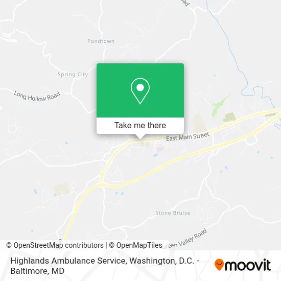 Highlands Ambulance Service map