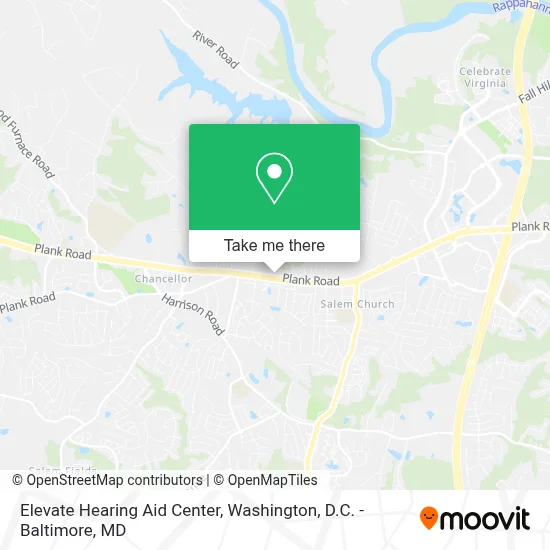 Elevate Hearing Aid Center map