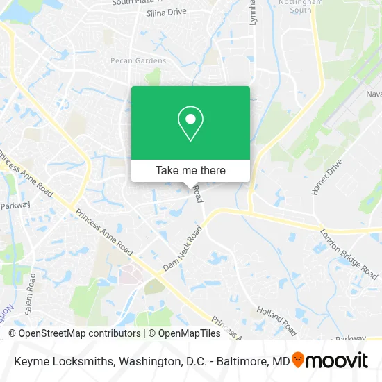 Keyme Locksmiths map