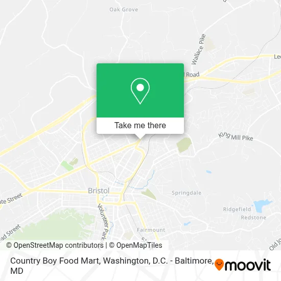 Country Boy Food Mart map