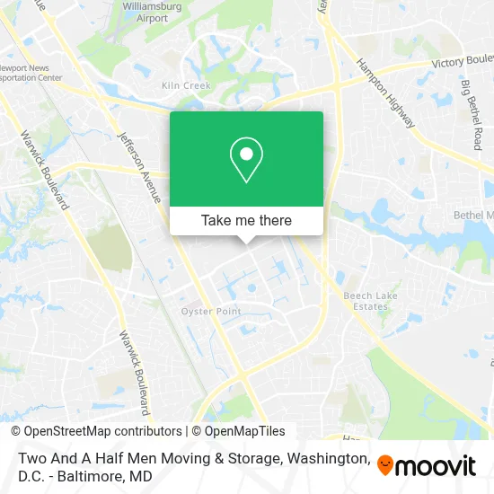 Two And A Half Men Moving & Storage map