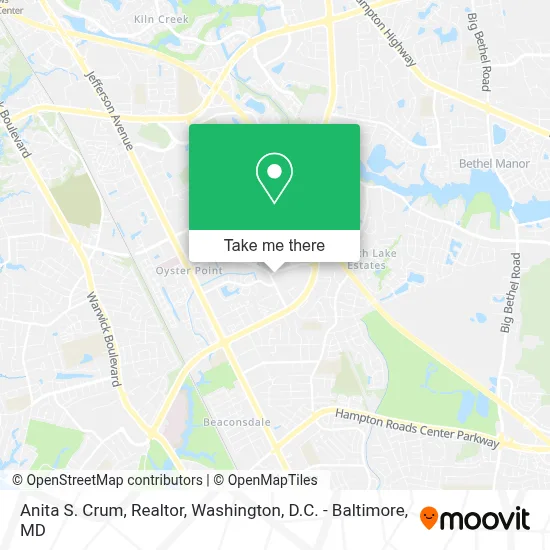 Anita S. Crum, Realtor map