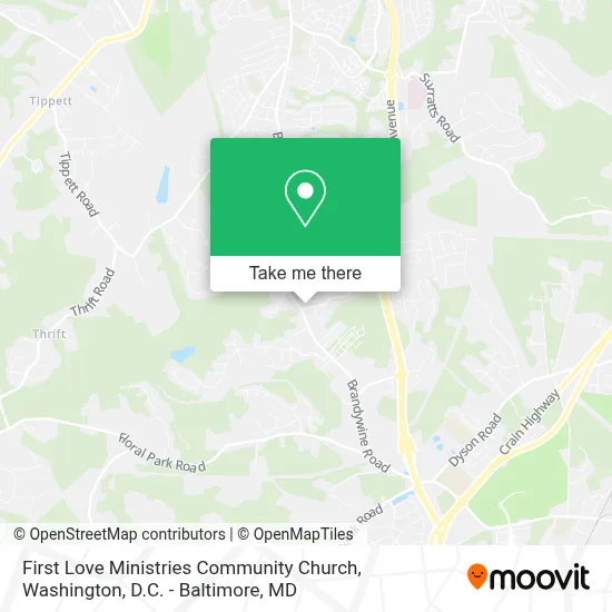 First Love Ministries Community Church map