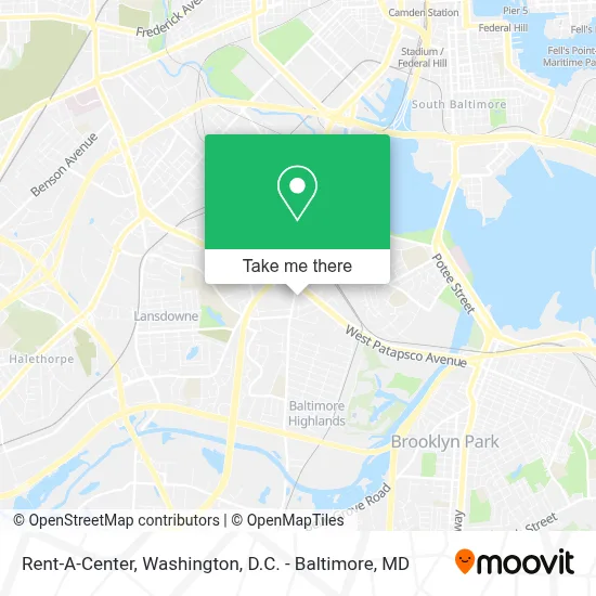 Rent-A-Center map