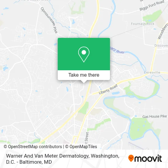 Warner And Van Meter Dermatology map
