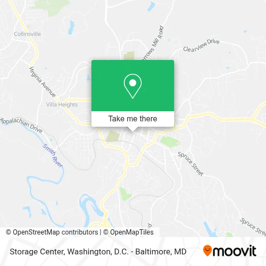 Storage Center map