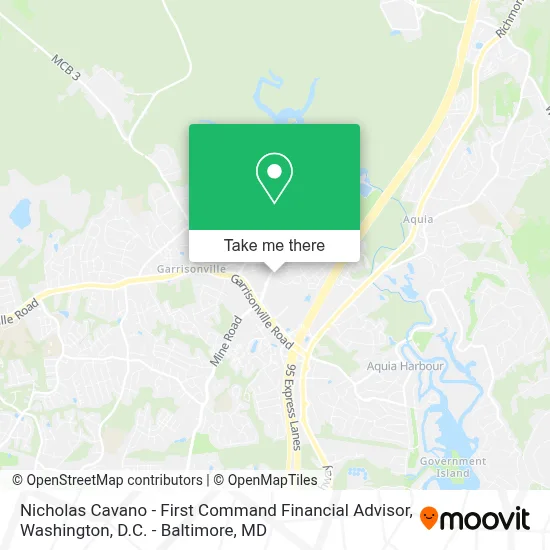 Nicholas Cavano - First Command Financial Advisor map