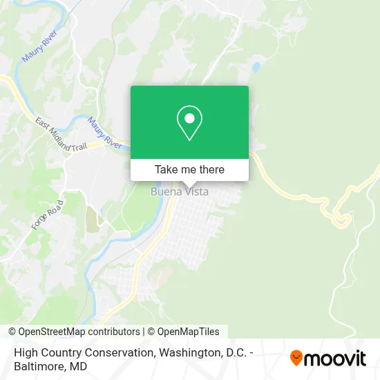 High Country Conservation map
