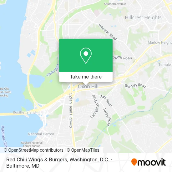 Red Chili Wings & Burgers map