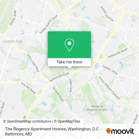 The Regency Apartment Homes map