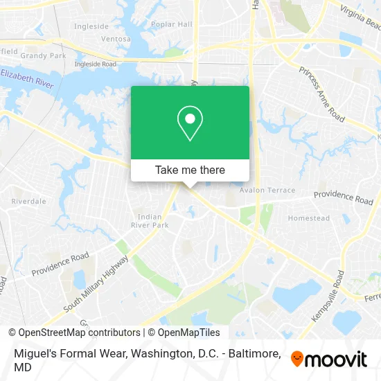 Miguel's Formal Wear map