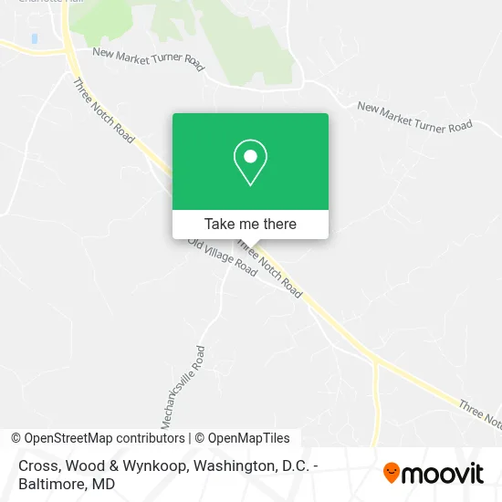 Cross, Wood & Wynkoop map