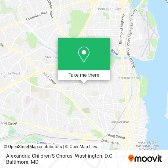 Alexandria Children’S Chorus map