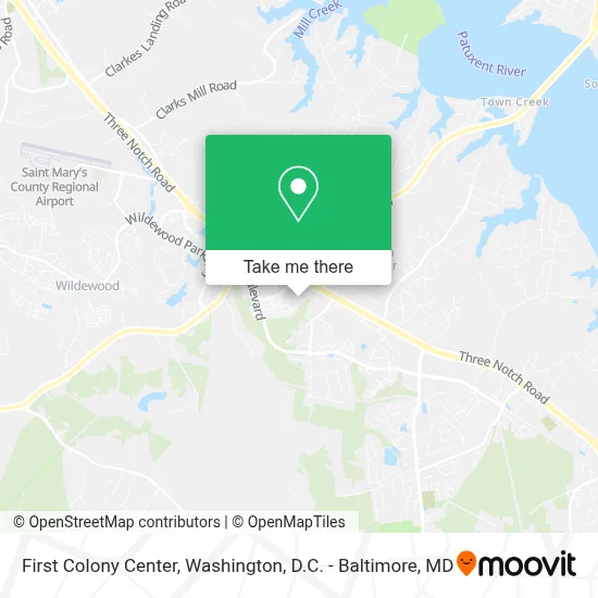 First Colony Center map
