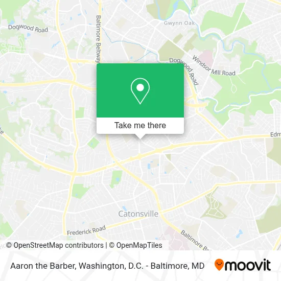 Aaron the Barber map