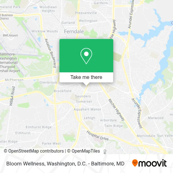 Bloom Wellness map