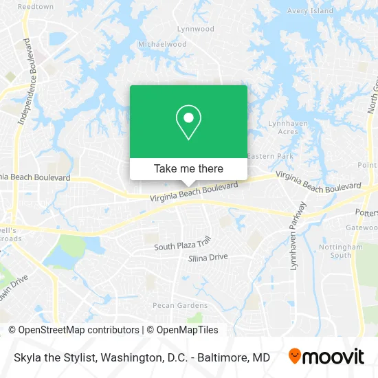 Skyla the Stylist map