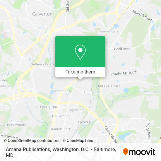 Amana Publications map