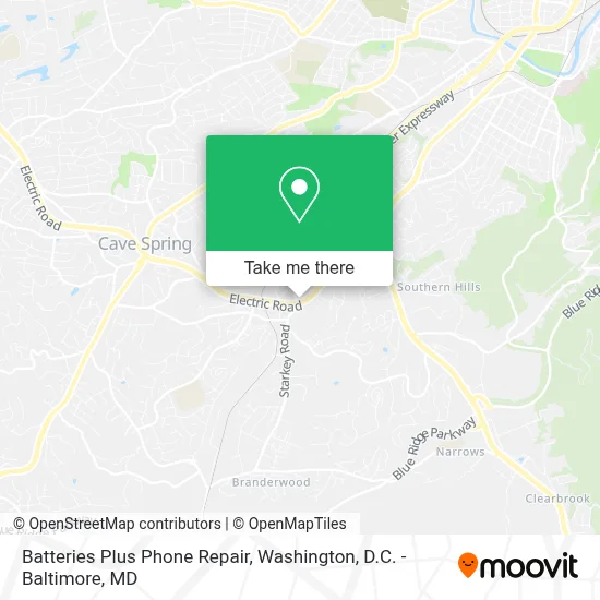 Batteries Plus Phone Repair map