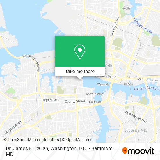 Dr. James E. Callan map