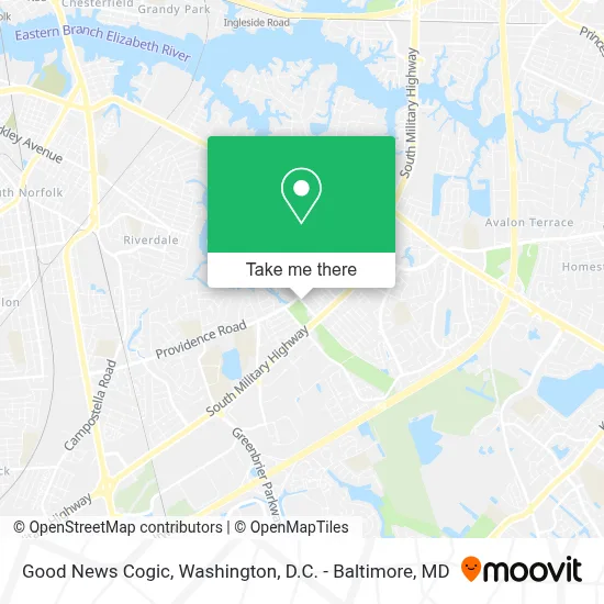 Good News Cogic map