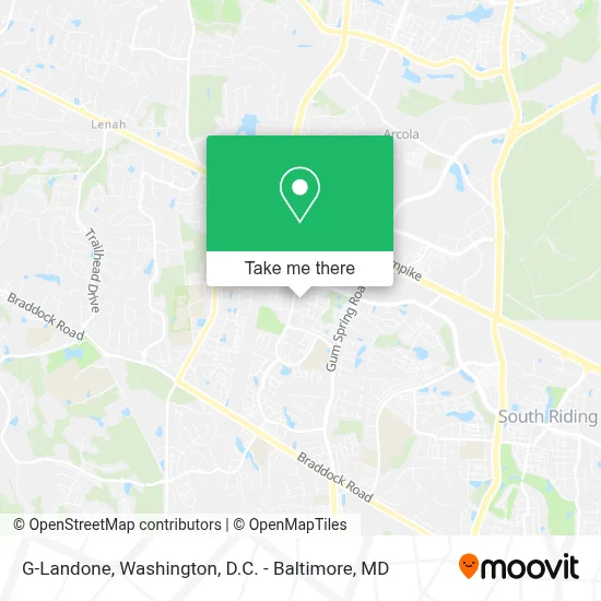 G-Landone map
