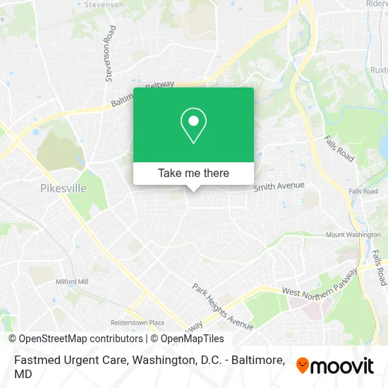 Fastmed Urgent Care map