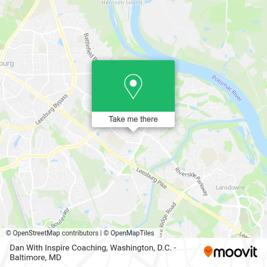 Dan With Inspire Coaching map