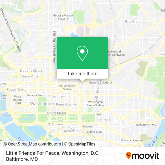 Little Friends For Peace map