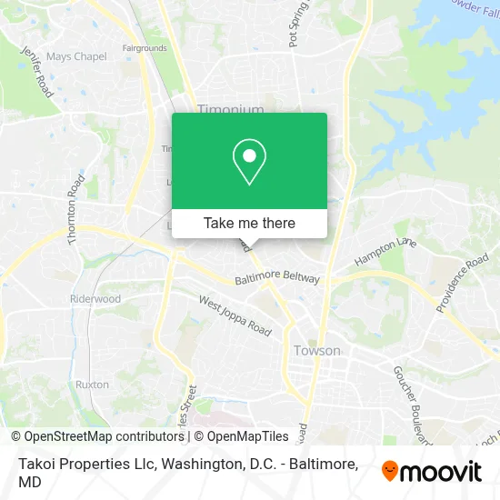 Takoi Properties Llc map
