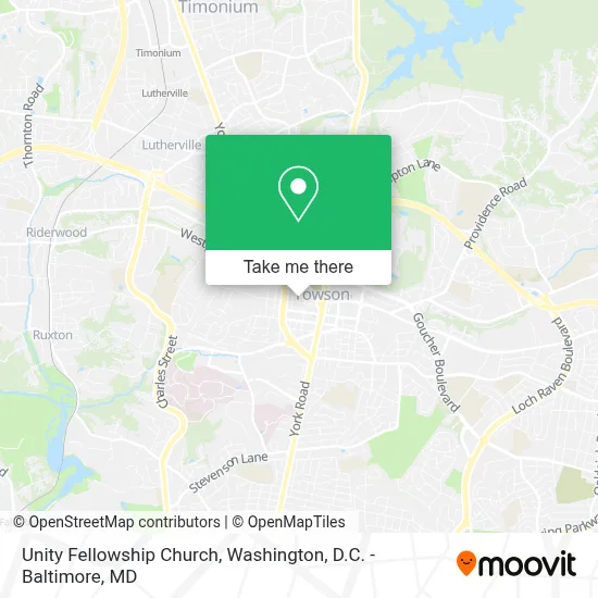 Unity Fellowship Church map