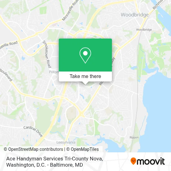 Ace Handyman Services Tri-County Nova map