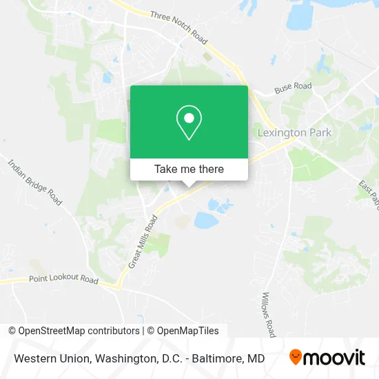 Western Union map