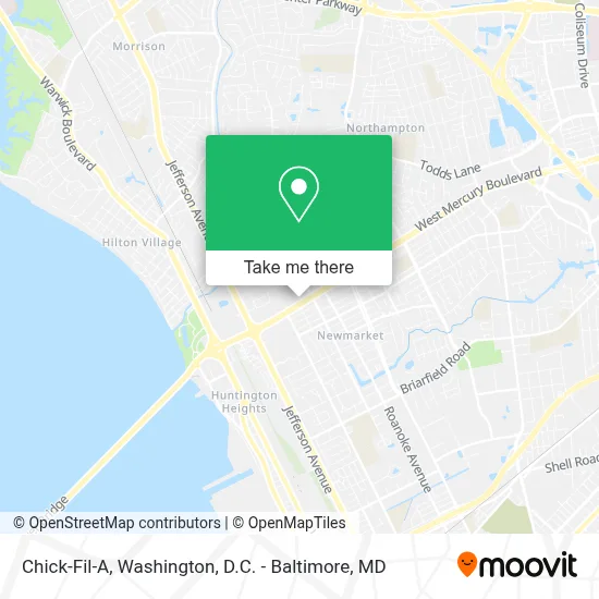 Chick-Fil-A map