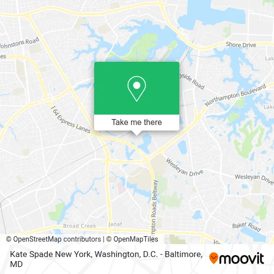 Kate Spade New York map