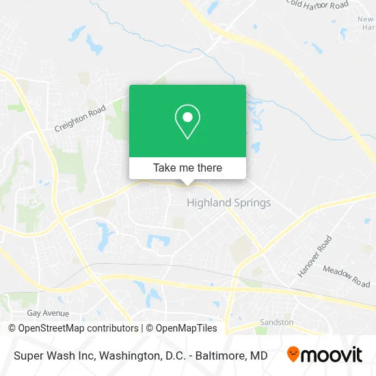 Super Wash Inc map