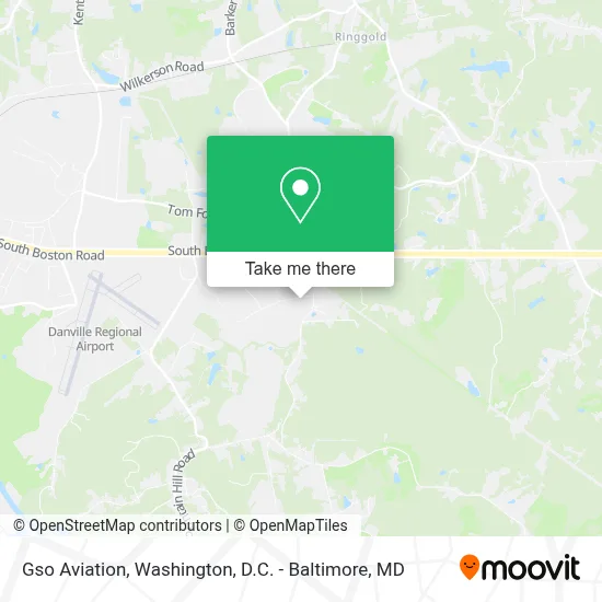 Gso Aviation map