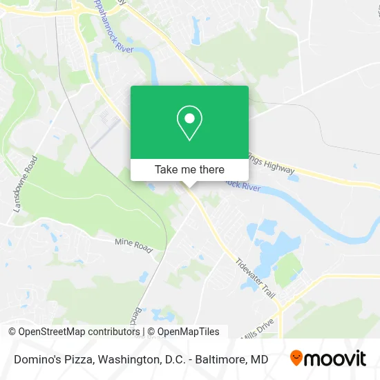 Domino's Pizza map