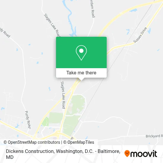Dickens Construction map