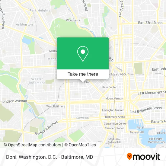 Doni map