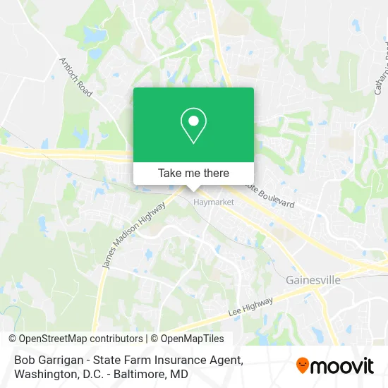 Bob Garrigan - State Farm Insurance Agent map