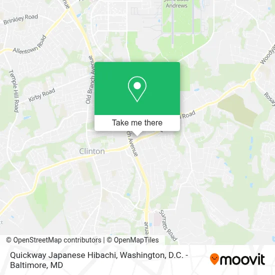 Quickway Japanese Hibachi map