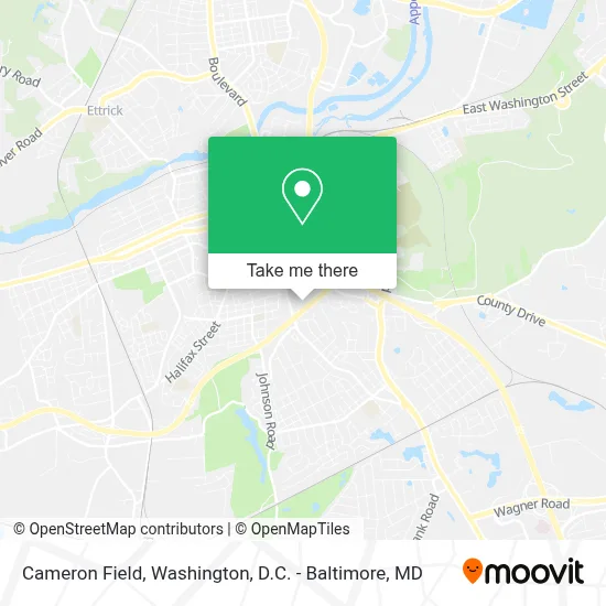 Cameron Field map